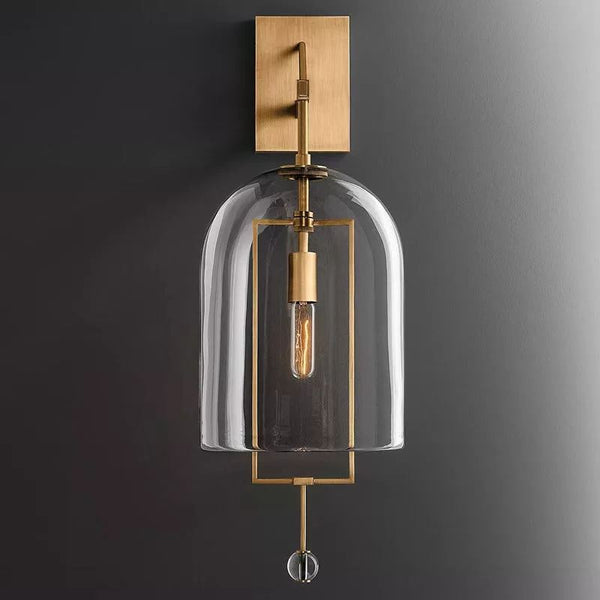 Fulcrum Glass Shade Grand Sconce