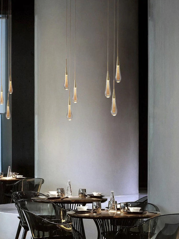 Solitaire Raindrop Pendant Light