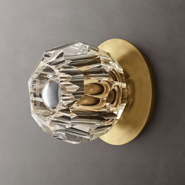 Bayfield Cristal Clear Glass Petite Wall Sconce