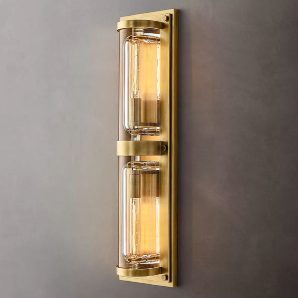 Sandstone Outdoor Linear Grand Wall Sconce