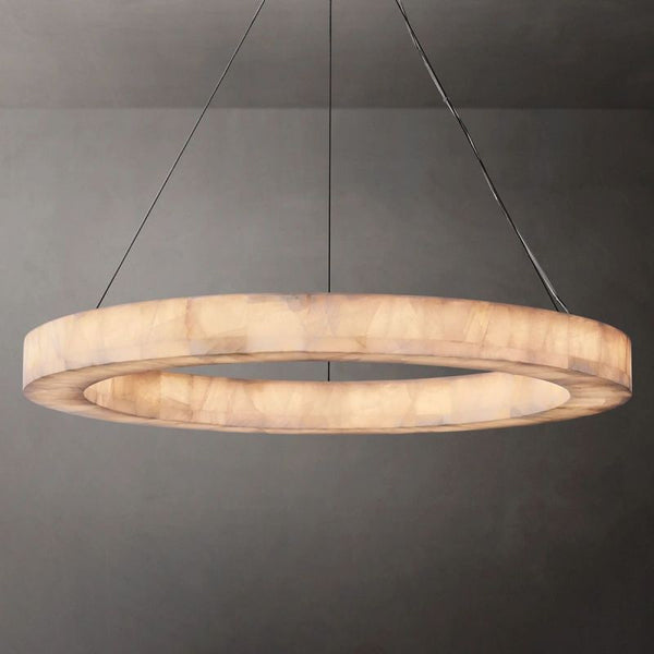 Rivage Calcite Round Chandelier