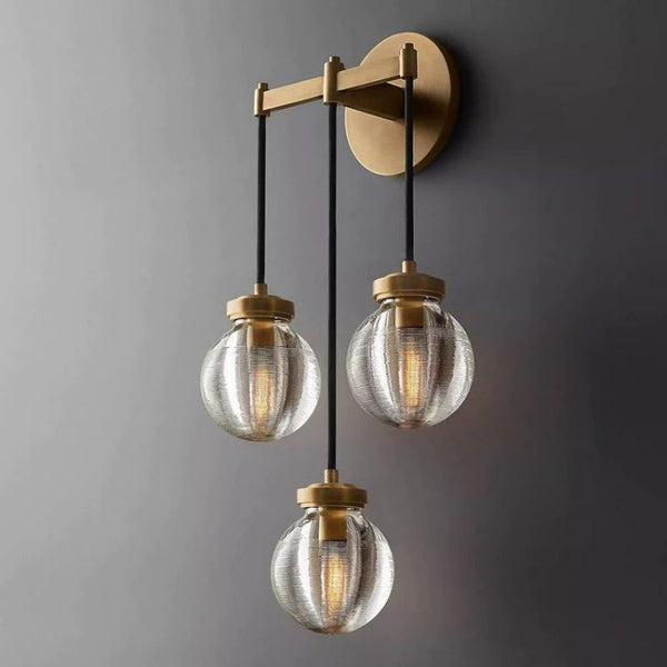 Pearl Drops Triple Wall Sconce