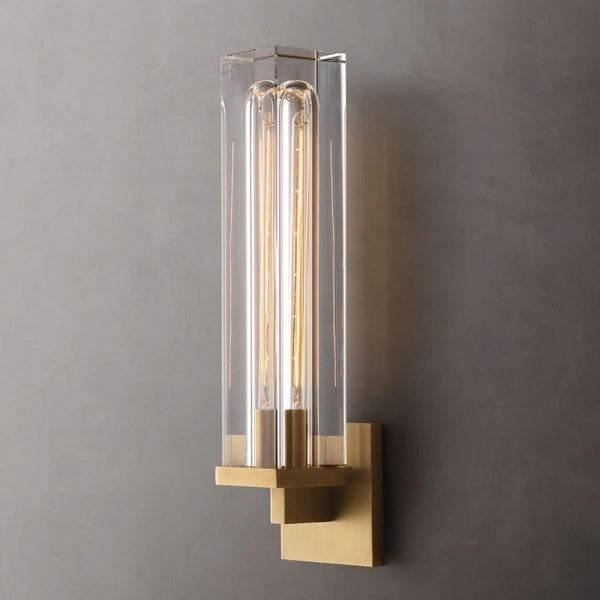 Sandstone Square Wall Sconce