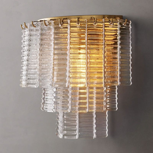 Sirene Clear Glass Wall Sconce