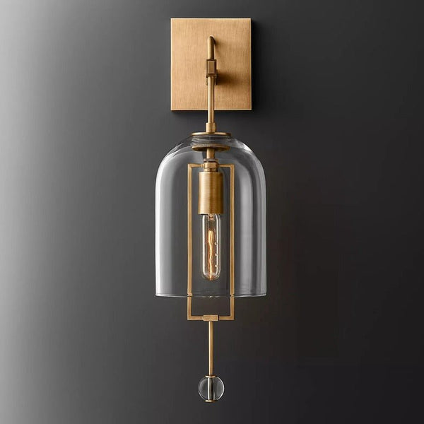 Fulcrum Glass Shade Sconce